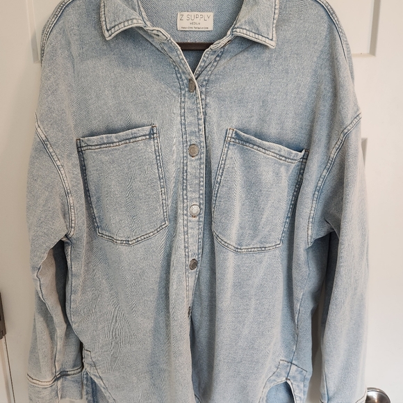 Z Supply All Day Knit Denim SET - Picture 2 of 7